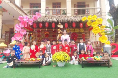 Trường MN Ngọc Lũ chào Xuân Bính Ngọ 2026