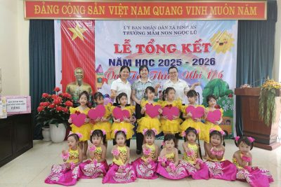 TRƯỜNG MẦM NON NGỌC LŨ TỔ CHỨC LỄ TỔNG KẾT NĂM HỌC, VUI TẾT THIẾU NHI 1/6